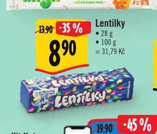 Albert Lentilky nabídka