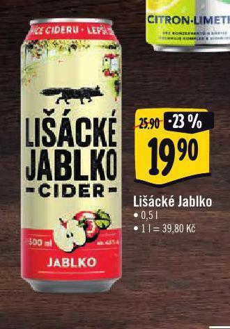 Albert Lišácké jablko nabídka