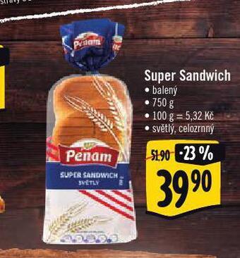 Penam super sandwich