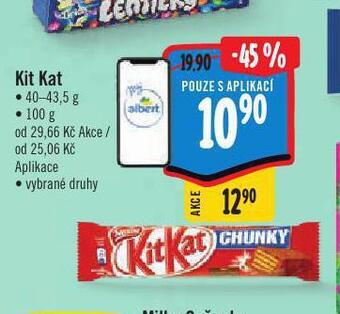 Albert Kit kat nabídka