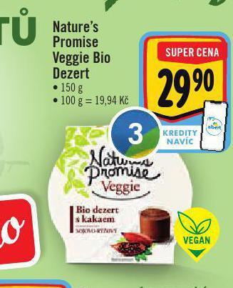 Albert Veggie bio dezert nabídka