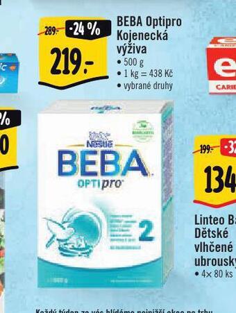 Albert Beba kojenecká výživa nabídka