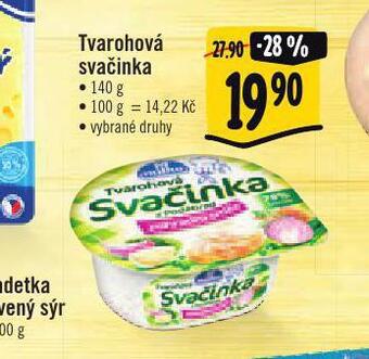 Albert Tvarohová svačinka nabídka
