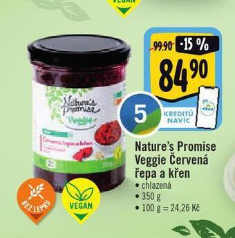 Albert Veggie červená řepa a křen nabídka