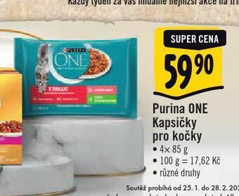 Albert Purina one kapsičky pro kočky nabídka