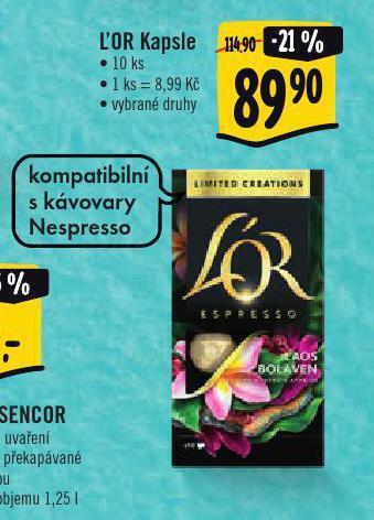 Albert Kávové kapsle l'or nabídka