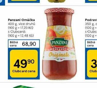 Tesco Panzani omáčka nabídka