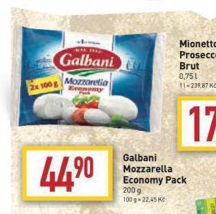 Billa Mozzarella nabídka