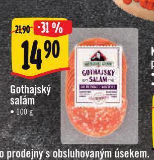 Albert Gothajský salám nabídka