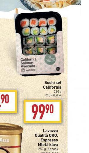 Billa Sushi set california nabídka