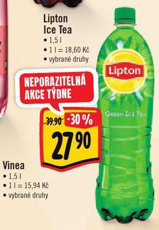 Albert Lipton ice tea nabídka