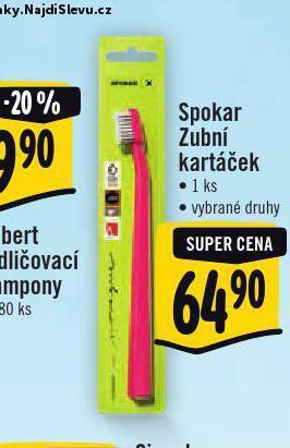 Albert Spokar zubní kartáček nabídka
