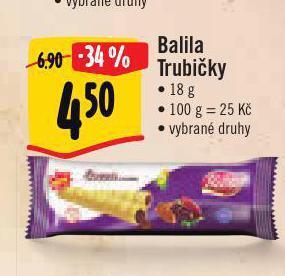 Albert Balila trubičky nabídka