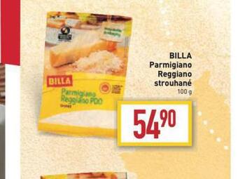 Billa Billa parmigiano reggiano strouhané nabídka