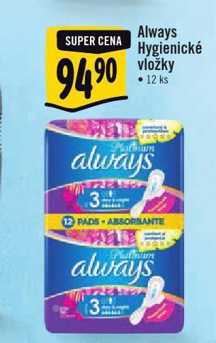 Albert Always dámské vložky nabídka