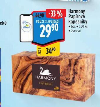 Albert Harmony papírové kapesníky nabídka