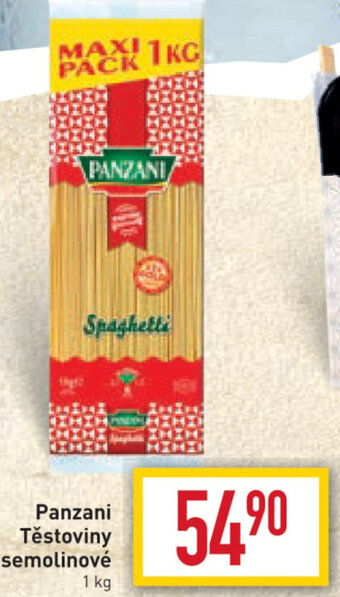 Billa Panzani Těstoviny semolinové 1kg nabídka