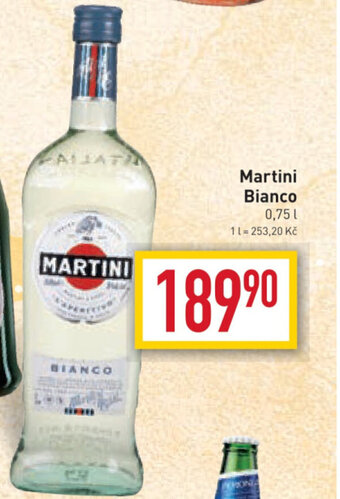 Billa Martini Bianco 0,75l nabídka