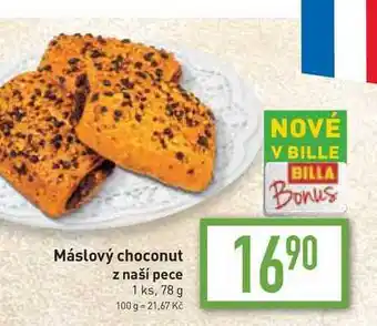 Billa Máslový choconut z naší pece 1 ks, 78 g nabídka