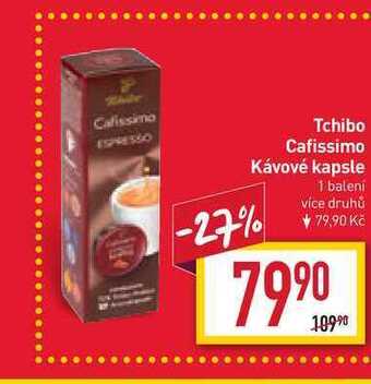 Billa Tchibo cafissimo kávové kapsle 1 balení nabídka