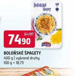 Terno Boloňské špagety 400 g nabídka
