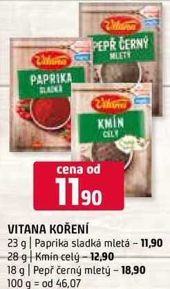Terno Vitana koření 23 g nabídka
