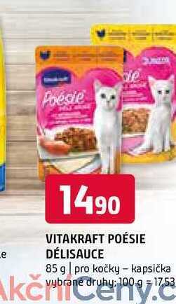 Terno Vitakraft poésie délisauce 85 g nabídka