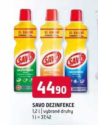 Terno Savo dezinfekce 1, 2 l nabídka