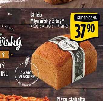 Albert Chléb mlynářský žitný 500 g nabídka