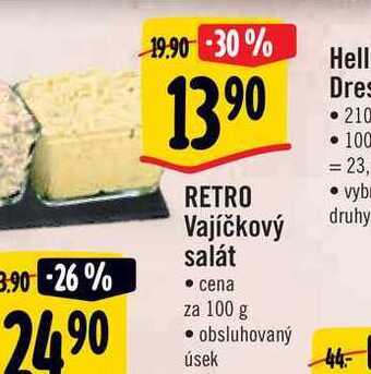 Albert Retro vajíčkový salát 100 g nabídka