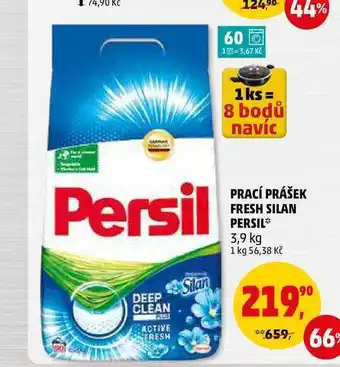 Penny Market Prací prášek fresh silan persi, 3,9 kg nabídka