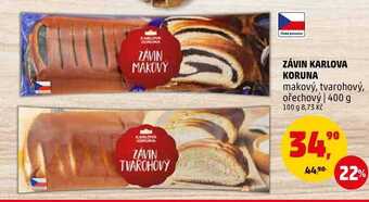 Penny Market Závin karlova koruna, 400 g nabídka