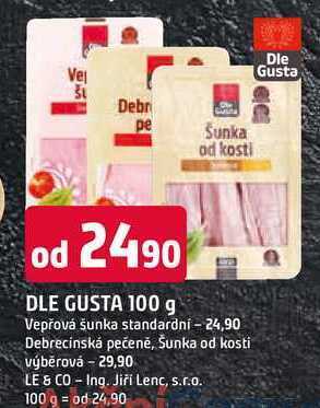 Trefa Dle gusta, 100 g nabídka
