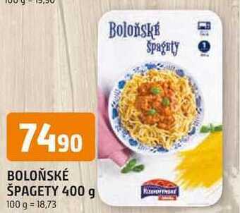 Trefa Boloňské špagety, 400 g nabídka
