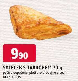 Trefa Šáteček s tvarohem, 70 g nabídka