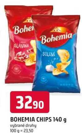 Trefa Bohemia chips, 140 g nabídka