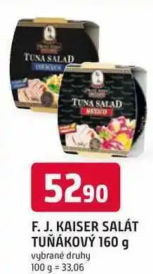 Trefa F. j. kaiser salát tuňákový, 160 g nabídka