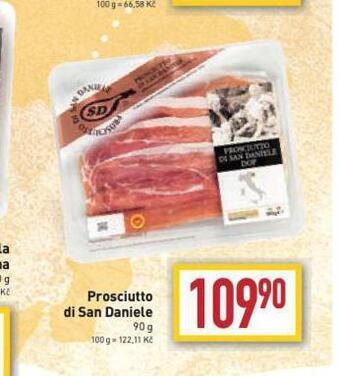 Billa Prosciutto di san daniele nabídka