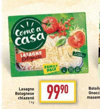 Billa Lasagne bolognese chlazené nabídka