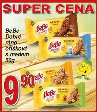 Hruška Opavia bebe dobré ráno oříškové s medem 50g nabídka