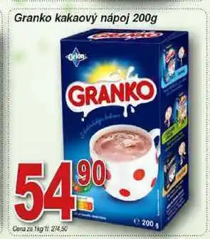 Hruška Orion granko kakaový nápoj 200g nabídka