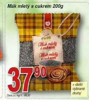 Ibk trade mák mletý s cukrem 200g