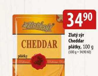 Bala Zlatý sýr cheddar plátky, 100 g nabídka