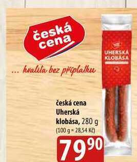 Bala Česká cena uherská klobása, 280 g nabídka