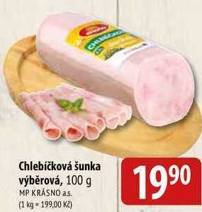 Bala Chlebíčková šunka výběrová, 100 g nabídka