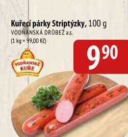 Bala Kuřecí párky striptýzky, 100 g nabídka