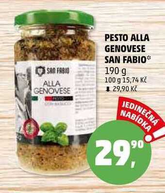 Penny Market Pesto alla genovese san fabio, 190 g nabídka