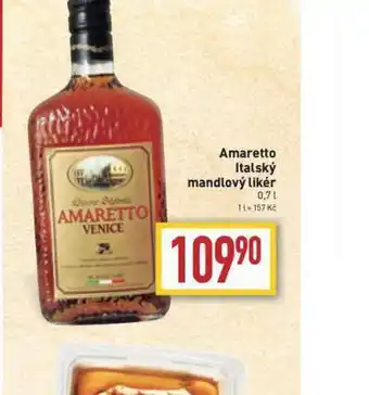 Amaretto italský mandlový lkér