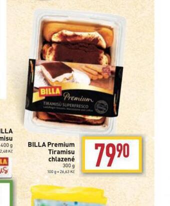 Billa Billa premium tiramisu nabídka