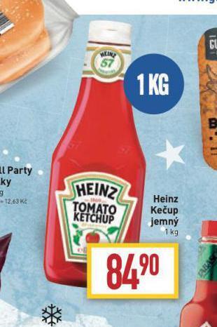 Billa Heinz kečup jemný nabídka